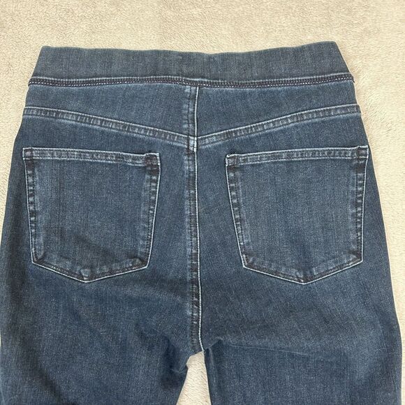 J. Crew Jeans Women's 27 Pull-On Toothpick Skinny Jegging Dark Wash Stretch EUC - Picture 4 of 9